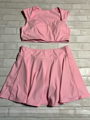 Women's Active Set Skorts and top light pink Size XL thumbnail 1