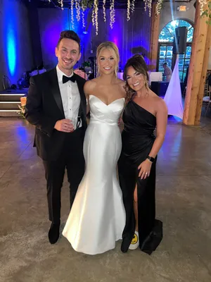 David's Bridal Black Bridesmaid Formal Dress thumbnail 4