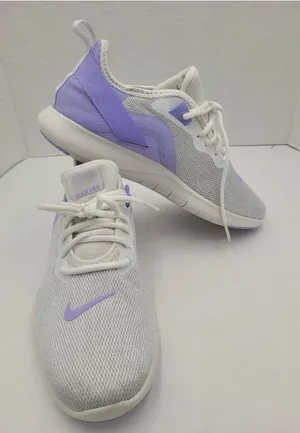 Nike‎ Light Gray and Lavender Athletic Shoes thumbnail 1