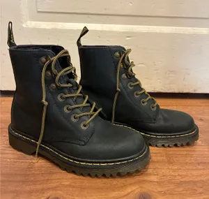 Dr. Martens Green Luana Boots thumbnail 1