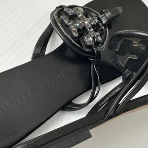 Tory Burch Jeweled Miller Sandals Perfect Black, 9.5 thumbnail 14