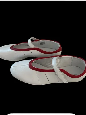 ADIDAS STAN SMITH LO BALLET SHOES, White/Red, size 8, NWOT DISPLAY PAIR thumbnail 4