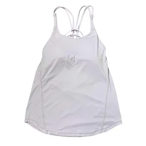 Lululemon Free to Be Wild 2-in-1 Tank Top Size 4 Strappy Heathered Lilac Workout thumbnail 4