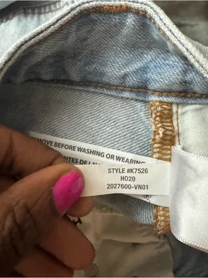 Madewell curvy perfect vintage straight jeans Light Wash NWOT size 26 thumbnail 10
