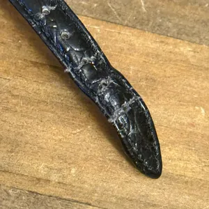 Vintage Aqualite leather watch Gold thumbnail 3