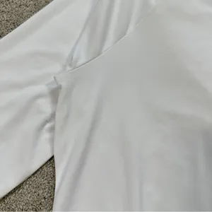 NWT Gymshark Women’s Training Crop Longsleeve Shirt Top Activewear in White L thumbnail 14