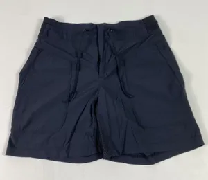 Indyeva Shorts Womens Medium Blue Elastic Waist Drawstring Lined Pockets thumbnail 1