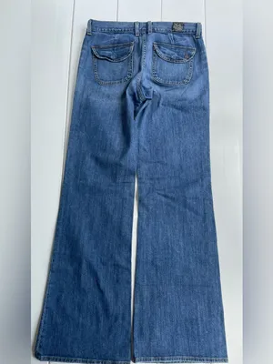 Vintage Lucky Brand Flare Jean, Low Rise, Size 29 (8), EUC thumbnail 7