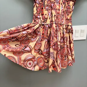 A.L.C. Luna Smocked Split-Sleeve Mini Dress 2 thumbnail 7