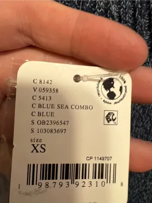 NWT Free People Free-Est Button Up Sweater Set - Blue Sea Combo - XS thumbnail 16