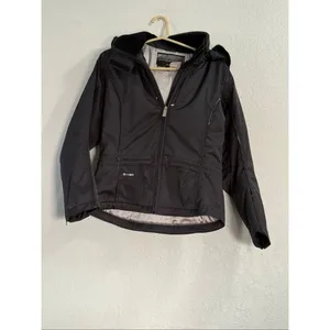 Spyder XTL Ladies Women Full-Zip Jacket Black soft shell ski snow Size 10 thumbnail 3