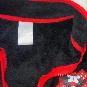Disney Mickey Mouse and Minnie Mouse Kissing Fleece Zip Up Jacket size Medium thumbnail 3