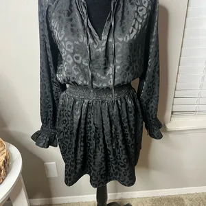 SEN DRESS Black‎ XS cheetah print thumbnail 5