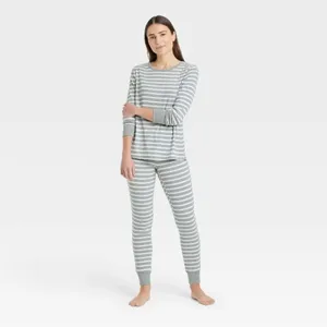 Stars Above ✨ Women's Striped Matching Family Pajama Set✨ thumbnail 3