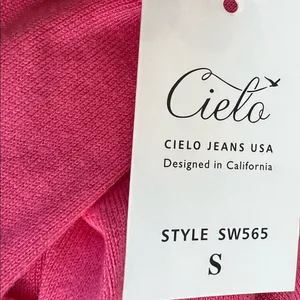 Cielo Pink Open Cardigan‎ Size Small NWT thumbnail 7