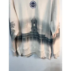 Penn State University Old Main Graphic Crewneck Sweatshirt Tan Small Collegiate thumbnail 6