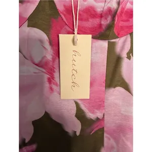 Hutch Jemma Pink Orchid Floral Drop Waist Maxi Dress Size 4 NWT thumbnail 3