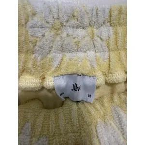 YLLW Yellow Daisy Print Terry Cloth Shorts Size XS thumbnail 3