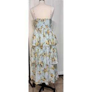 By The River Women’s Small Floral Ruffles Maxi Dress Whimsical Fairy *read Desc thumbnail 12