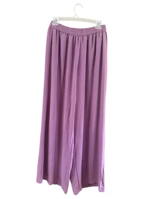 Women's Dazy Purple Wide Leg Pants XL thumbnail 2