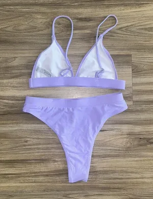 SheIn Lavender Bikini thumbnail 2