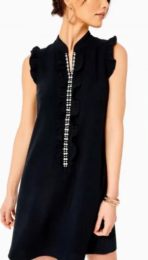 Lilly Pulitzer Adalee Shift Dress with Pearl Accents Size 8 No flaws like new! thumbnail 1