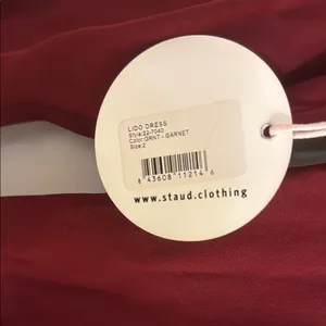 STAUD Deep Red Maxi Dress thumbnail 3