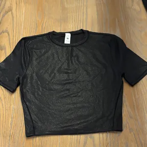 Lululemon Wundermost Ultra-Soft Nulu Crewneck Cropped T-Shirt *Shine thumbnail 3