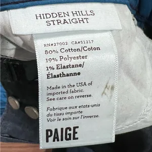 Paige Hidden Hills Straight Women’s‎ Jeans thumbnail 9