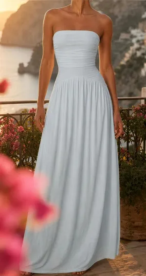 LOVERS + FRIENDS Steph Gown, Ice Blue, XXS thumbnail 1