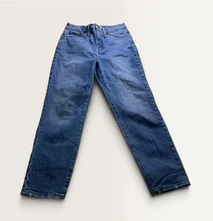 J.Crew Classic Straight Jeans Womens 26 Blue Denim High Rise 100% Cotton M3520 thumbnail 1