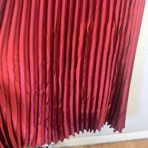 Lulus Gorgeous Purpose Satin Pleated Sleeveless Bow Maxi Dress Red Size XS NWT thumbnail 7