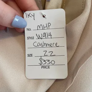 Hayley Paige Occasions Bridesmaids Dress Style W914 Cashmere Size 22 NEW thumbnail 7