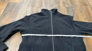 Land’s End Women’s Zip Up Fleece Jacket, Black, Size XL, Polartec thumbnail 5