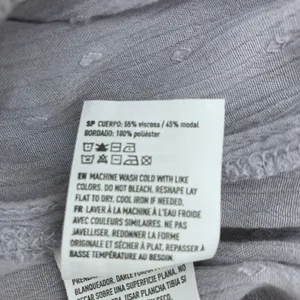 American Eagle Boho Floral Embroidered Crop Top Smocked S Coastal Cottagecore thumbnail 14