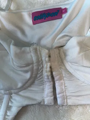 White Edikted Top Corset thumbnail 2
