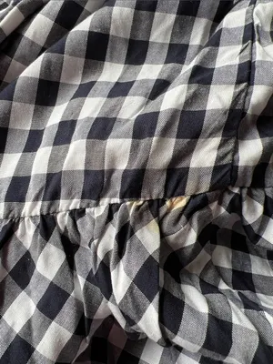 J.Crew Gingham Maxi Tie Strap Dress Size 0 - flaws thumbnail 8