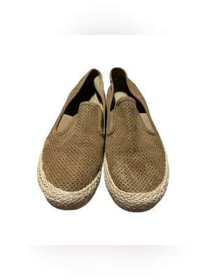 Espirit Nadine Espadrille Shoes Women's 7 Slip On Sneaker Brown Suede Casual thumbnail 5