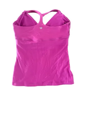 Lululemon Pure Balance Tank, Size 4, Flash/Heathered Flash (Purple) thumbnail 7