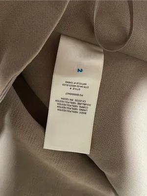 Aritzia Wilfred strapless Posh Tube Top Size 4 Nomad Taupe color thumbnail 7