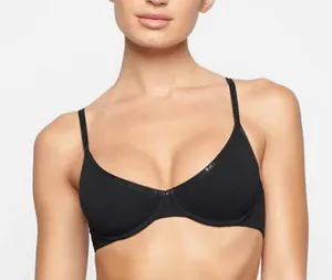 SKIMS COTTON LOGO DEMI BRA thumbnail 1