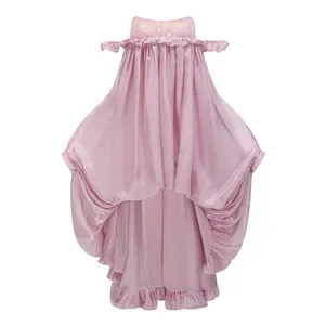 Pink tulle dress thumbnail 4