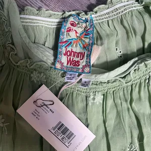 NWT Johnny Was Siren Midi Dress – Green (XL) thumbnail 7