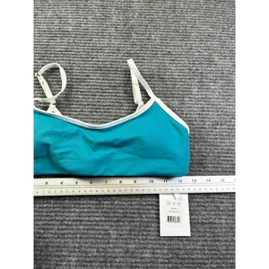 Mindy x Andie Summer Camp The Dolphin Top Teal Bali Blue White Bikini AT351 XS thumbnail 4
