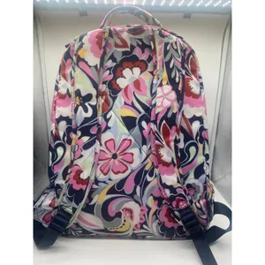 Vera Bradley Mod Paisley Pink Blue Lighten Up Essential Backpack School Travel thumbnail 5