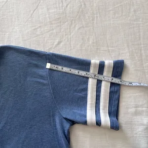 Altar'd State Revival Vintage Americana Varsity Striped Blue Crop Top Short Sleeve Size S thumbnail 6