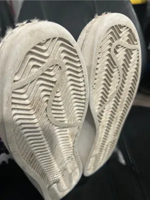 adidas White Sneakers with Light Blue Stripes thumbnail 7