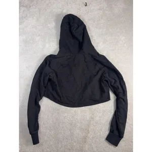 gymshark cropped hoodie Black Medium‎ Women's thumbnail 8
