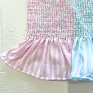 Petersyn New Smocked Ruffle Tube Top Marianna Tutti thumbnail 7