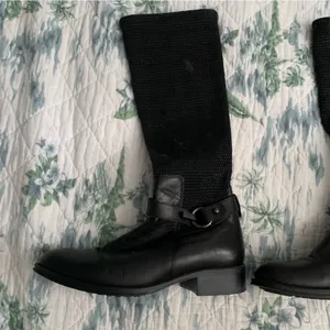 Aquatalia Odilia Weatherproof Riding Boot 9.5 Black thumbnail 9